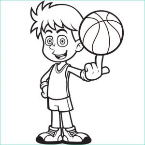 Dessin Basket Cool Photos Joueur De Basket Ball Coloriage Joueur De Basket Ball En