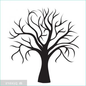 Dessin D&amp;#039;arbre Sans Feuille Simple Beau Collection Sticker Arbre Sans Feuilles Noir • Pixers Nous Vivons