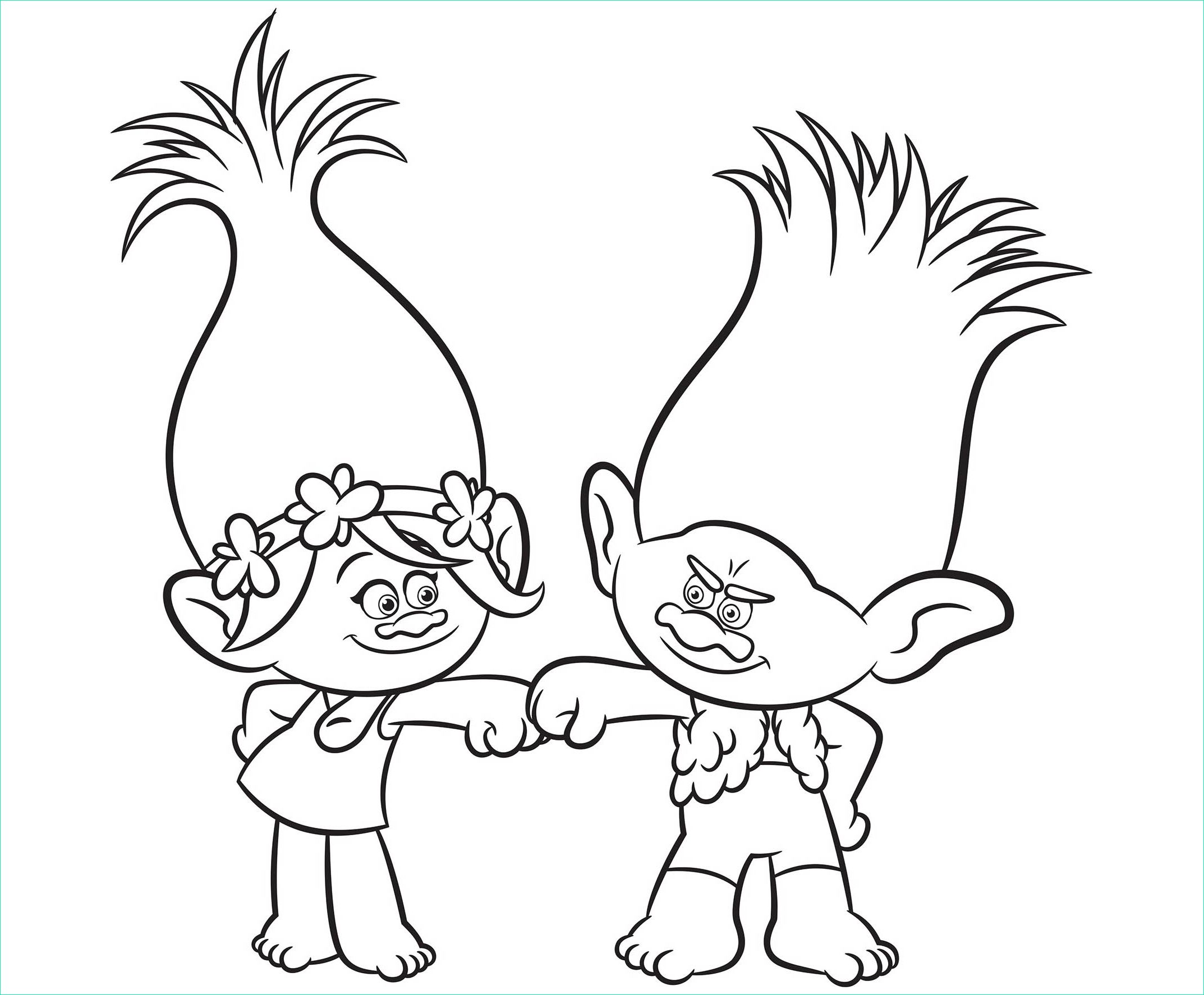 Dessin Des Trolls Beau Photos Trolls to for Free Trolls Kids Coloring Pages