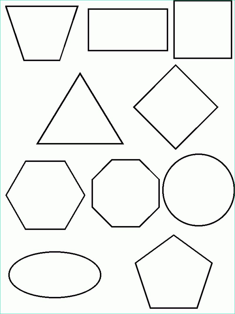 Dessin formes Géométriques Inspirant Photos Imprimer Les formes Géométriques à Colorier Tête à Modeler
