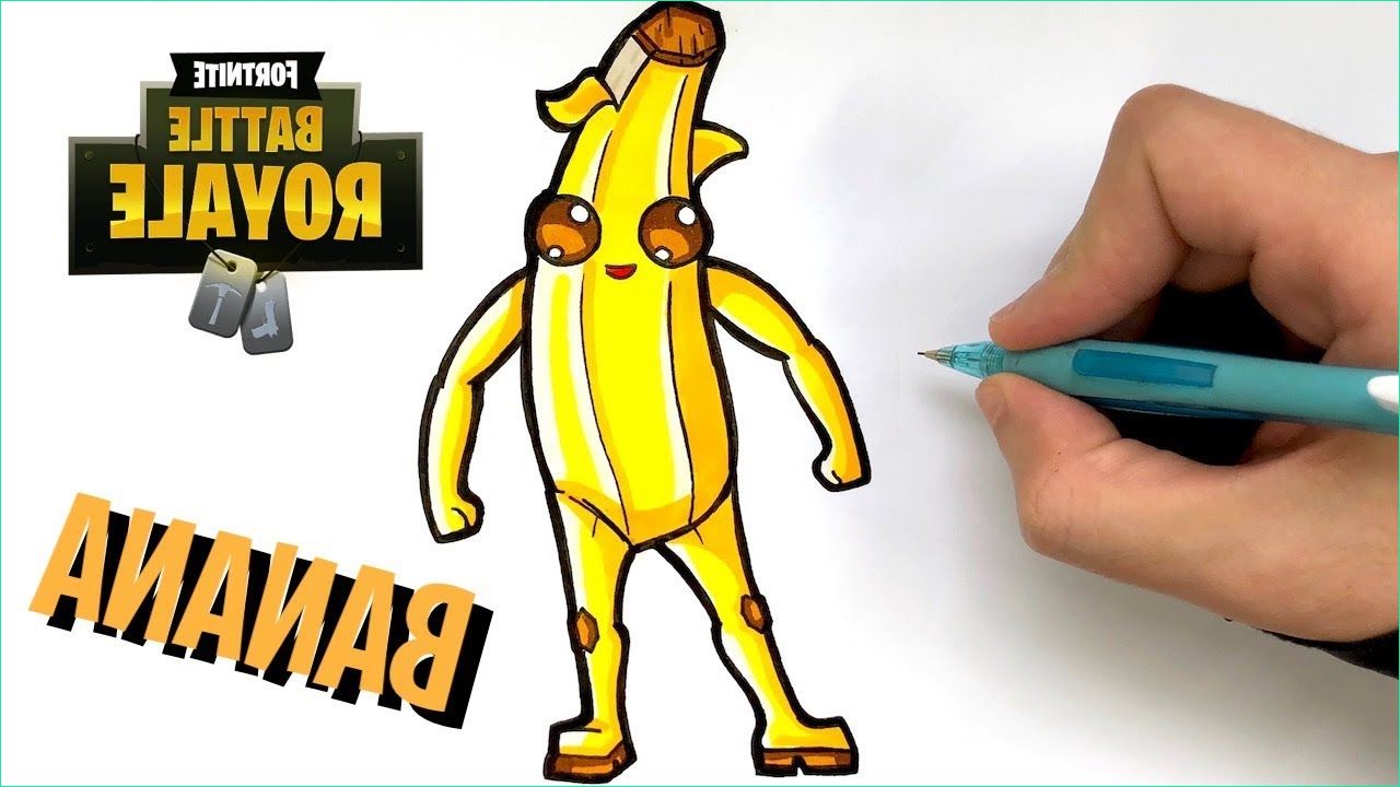 Dessin fortnit Unique Image Tuto Dessin Banana Skin fortnite Saison 8