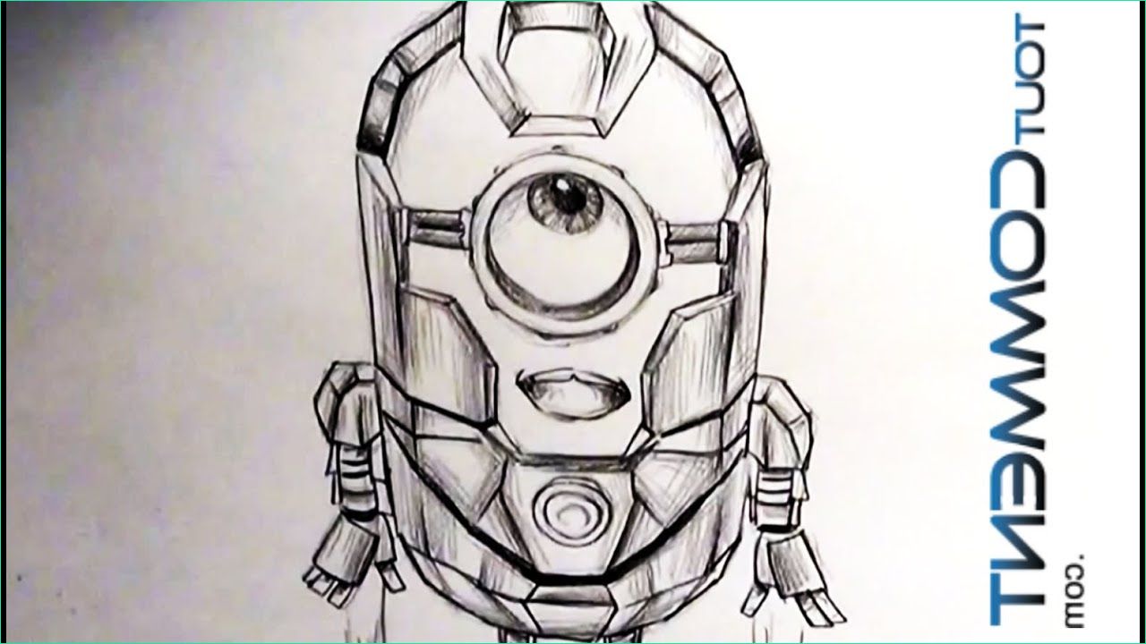 Dessin Les Minions Impressionnant Collection Ment Dessiner Un Minion Iron Man How to Draw Minion