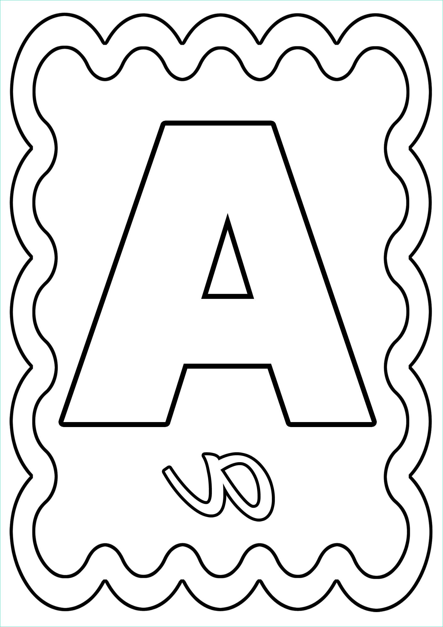 Dessin Lettres Luxe Images Coloriage Alphabet Lettre De A A Z