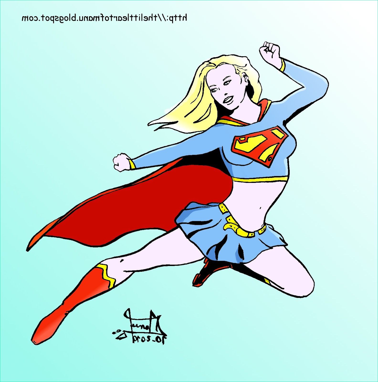 Dessin Supergirl Unique Photos the Little Art Of Manu A New Supergirl Color