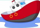 Dessins Bateaux Beau Galerie Bateau De Dessin Animé Avec De L Eau