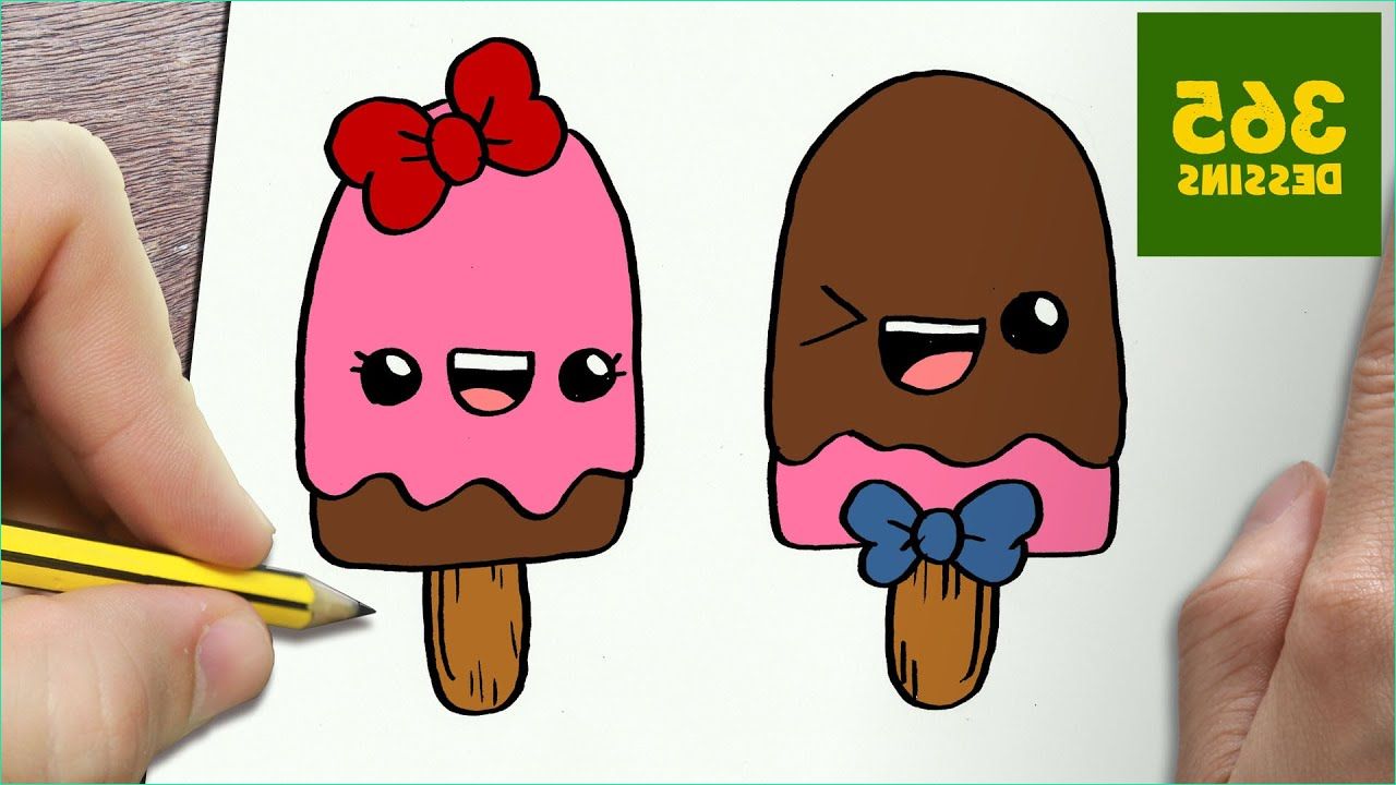 Facile Dessin Images Cool Collection Ment Dessiner Popsicles Kawaii Étape Par Étape
