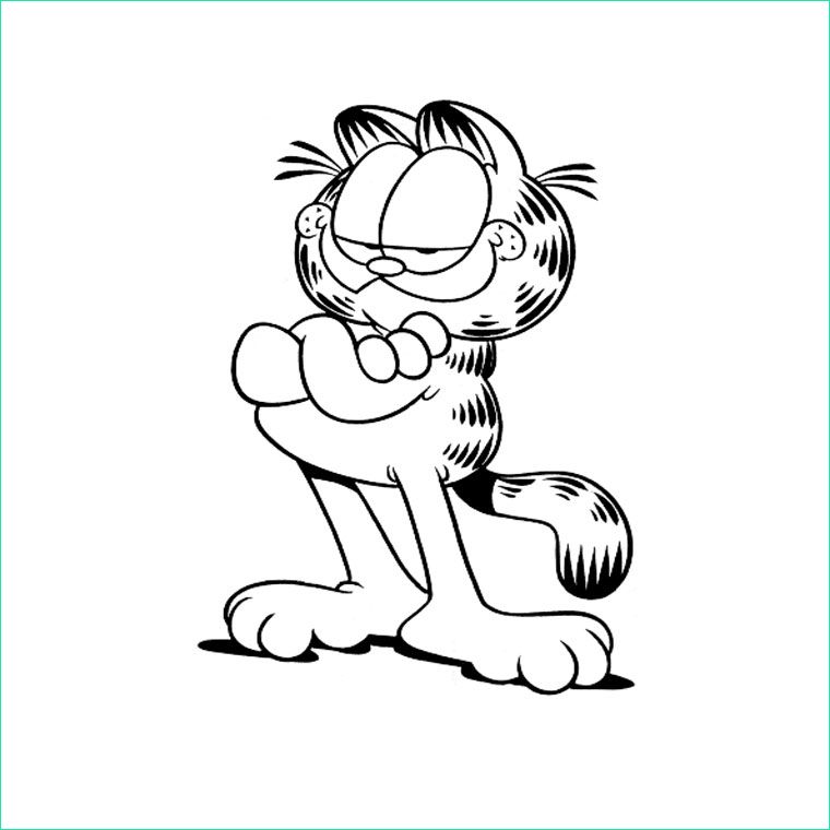 Garfield Dessin Inspirant Stock Garfield to Print for Free Garfield Kids Coloring Pages