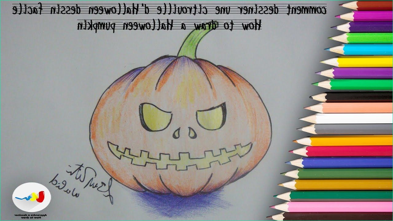 Halloween Dessin Facile Luxe Image Ment Dessiner Une Citrouille D Halloween Dessin Facile