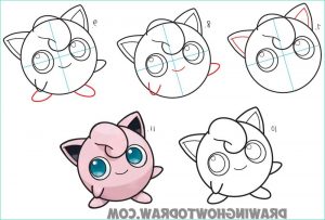 Image De Pokemon Facile A Dessiner Beau Photos How to Draw Jigglypuff From Pokemon Easy Step by Step