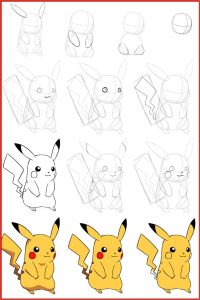 Image De Pokemon Facile A Dessiner Unique Collection Ment Dessiner Pikachu