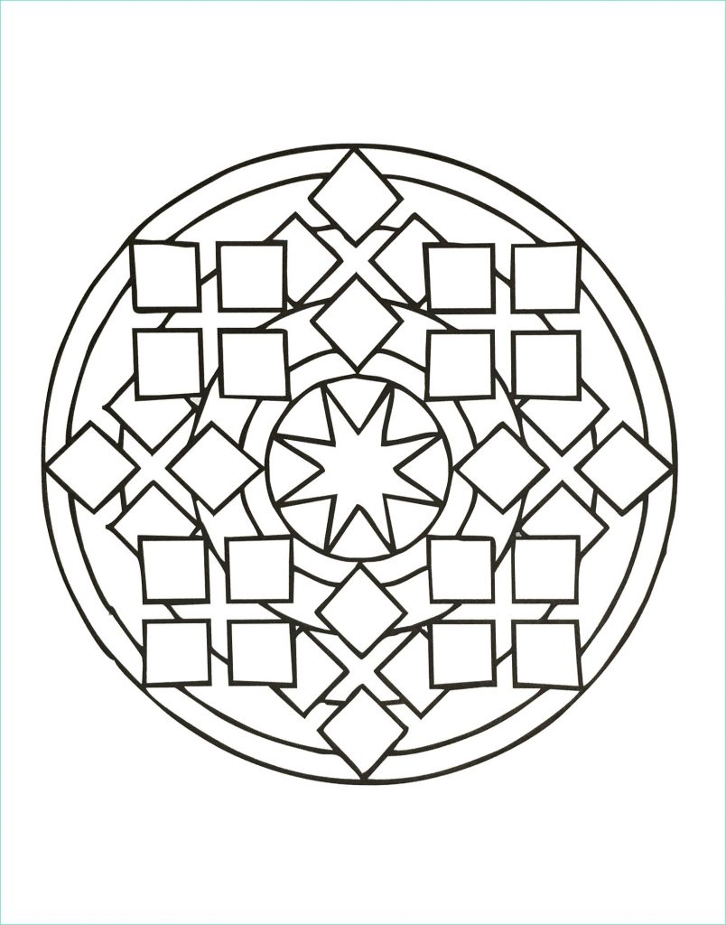 15 Élégant De Mandala Maternelle Galerie  Coloriage  Coloriage