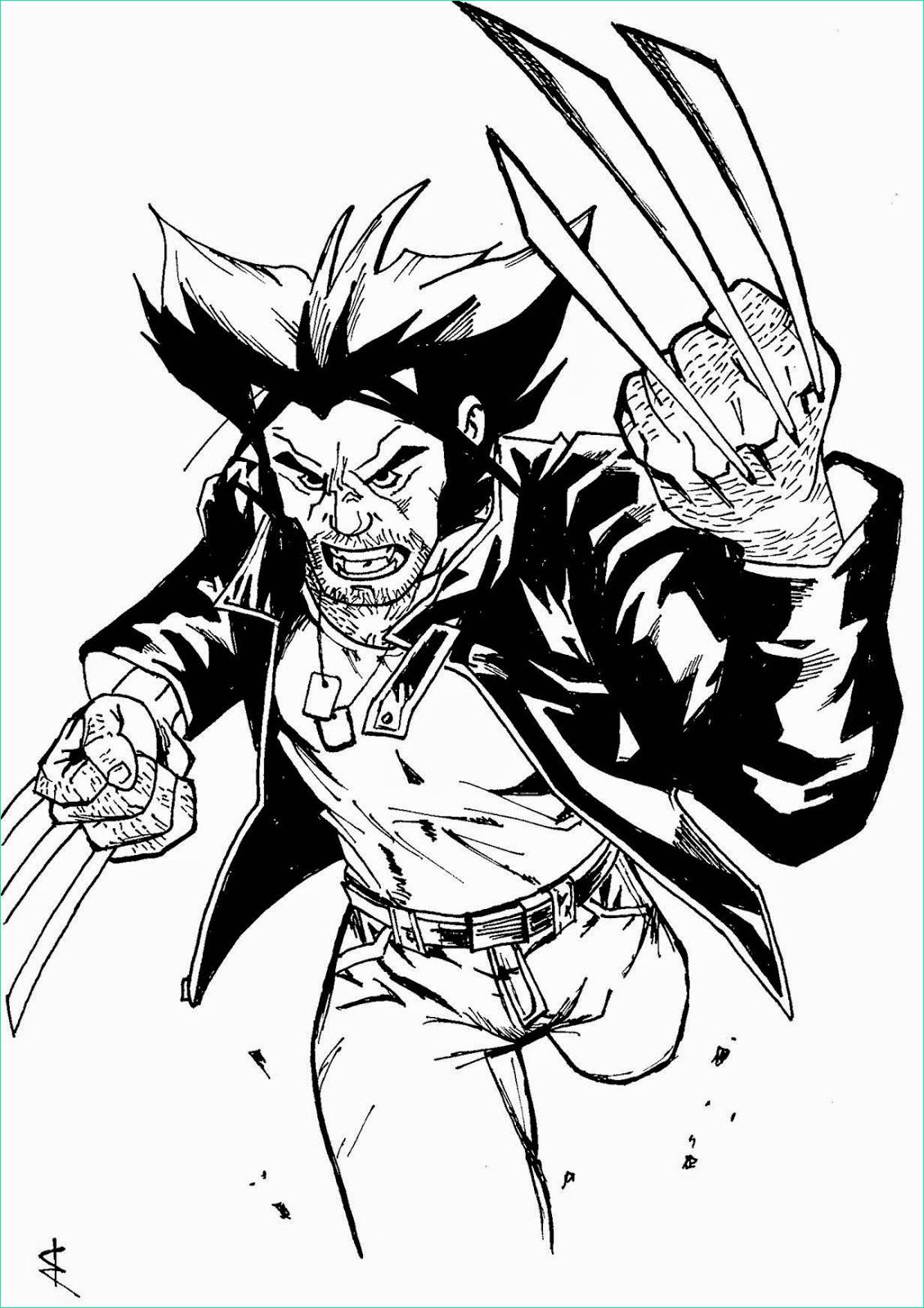 Marvel Dessin Cool Collection Illustration &amp; Cie Marvel Wolverine