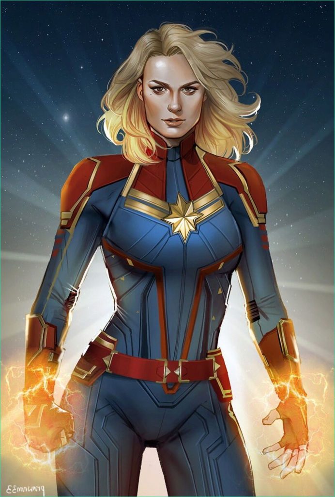 Marvel Dessin Nouveau Photos Dessin Fanart Captain Marvel Par Prawnm33 ...