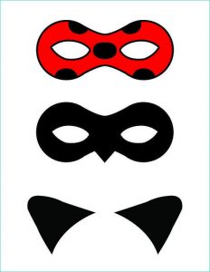 Masque Miraculous à Imprimer Impressionnant Photos Free Printable Masks and Cat Ears for Ladybug and Cat Noir
