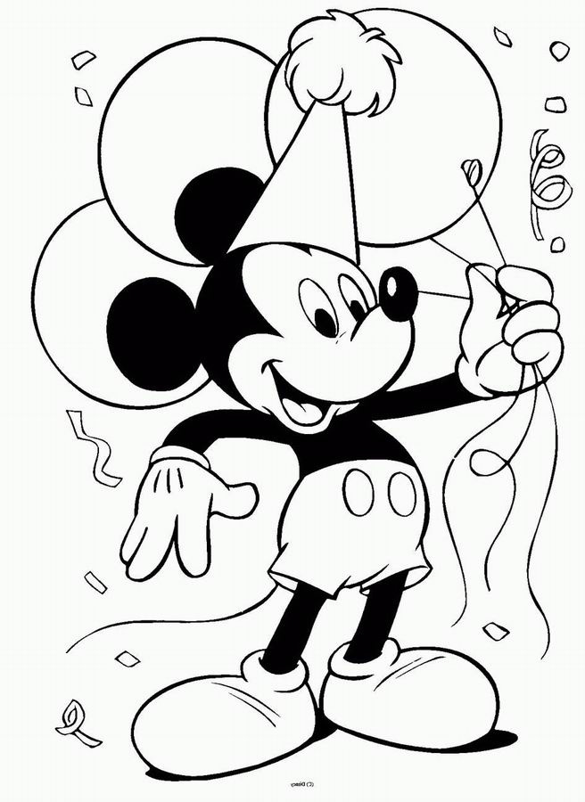 Mickey A Colorier Beau Galerie Imprime Le Dessin à Colorier De Mickey Mouse