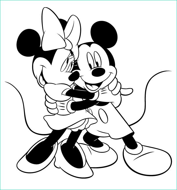 Mickey Minnie Dessin Unique Photographie 18 Coloriages De Walt Disney
