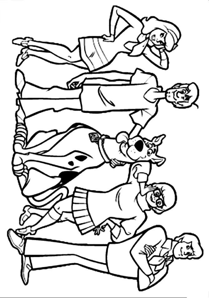 Scoubidou Dessin Impressionnant Photos Scooby Doo Coloring Pages Kids Stuff