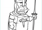 Chevalier Dessin Facile Beau Stock Knight Coloring Page