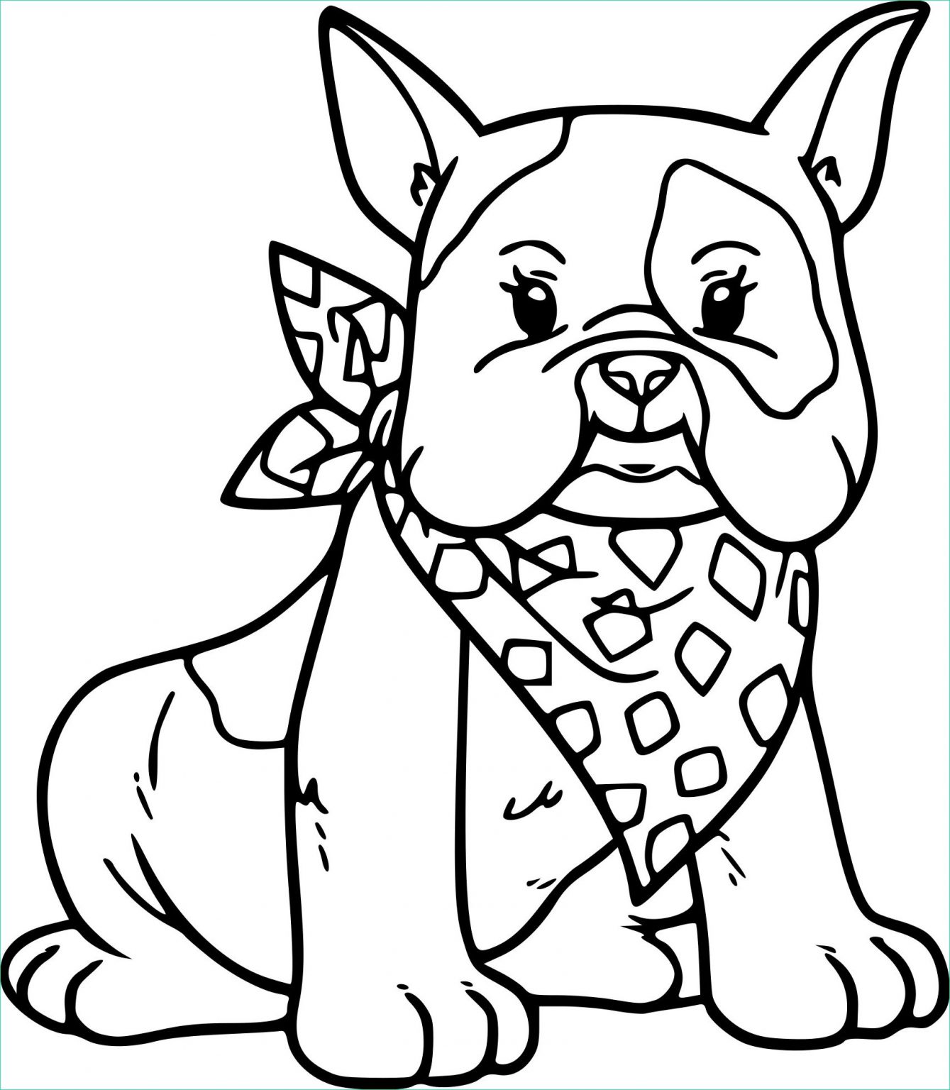 9 Beau De Chien Dessin Simple Stock  Coloriage  Coloriage