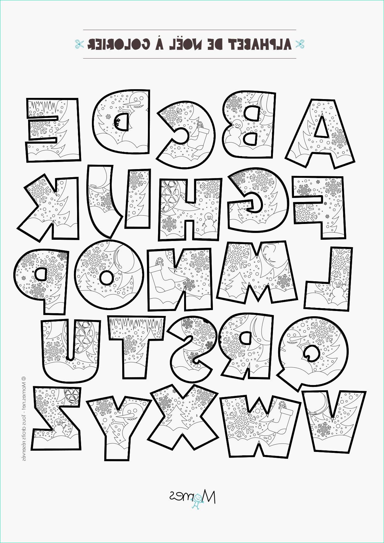 Coloriage Alphabet Maternelle Nouveau Images Coloriage Noel Maternelle Joli Coloriage Alphabet De No L