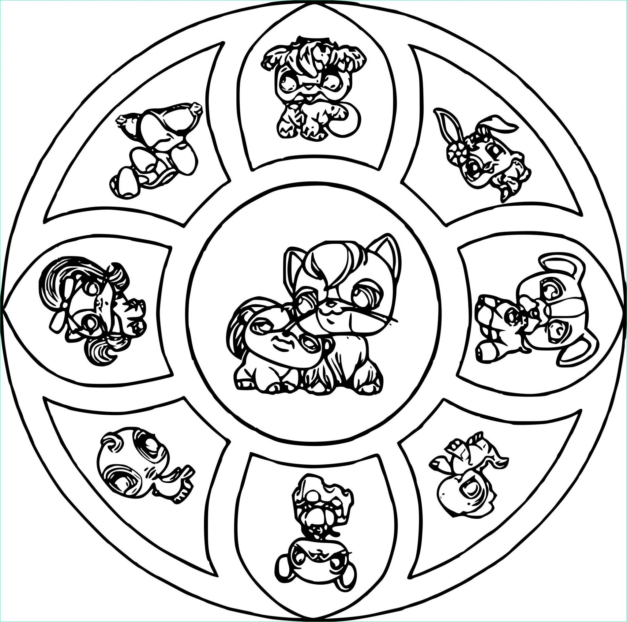 12 Nouveau De Coloriage Chien Mandala Photos  Coloriage  Coloriage