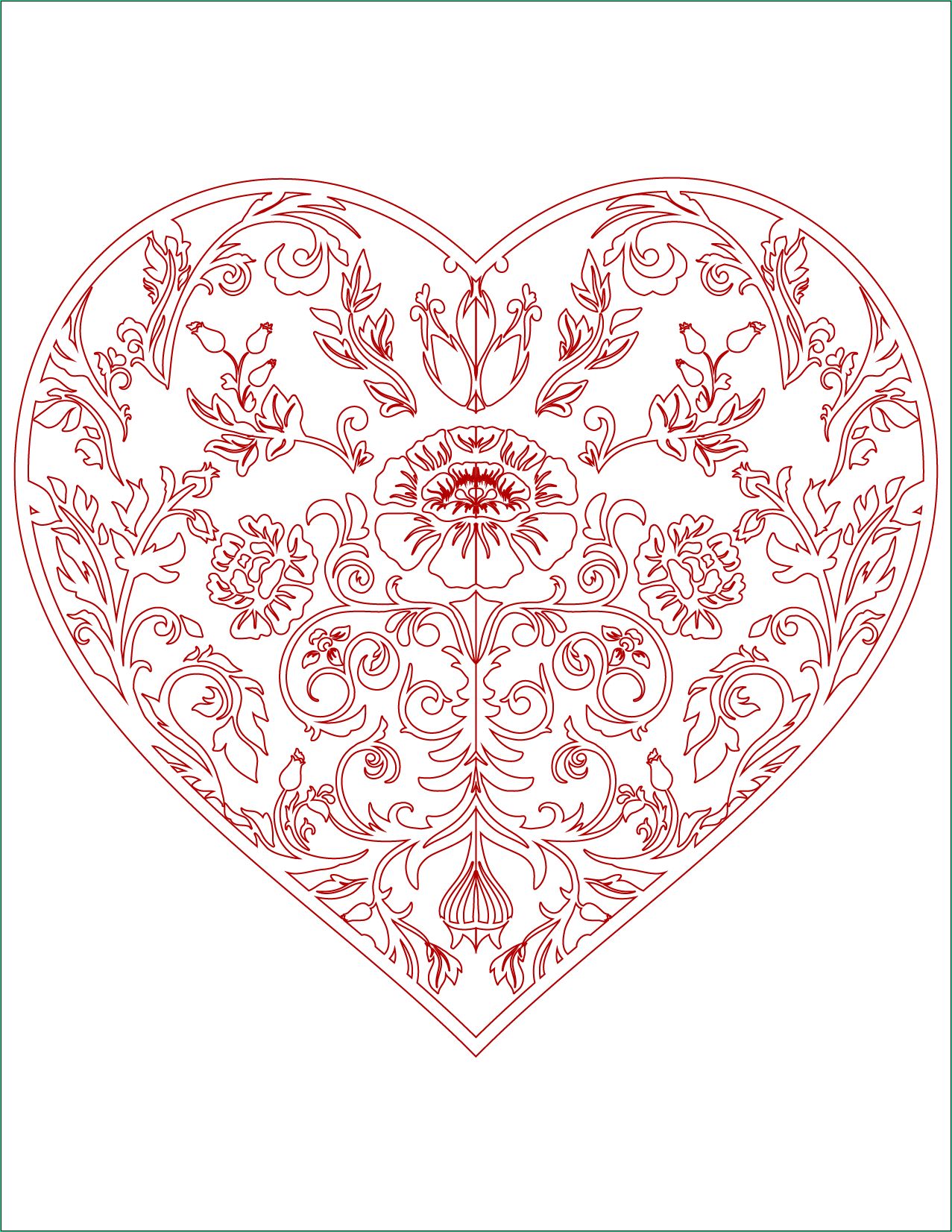 Coloriage De Coeur Élégant Collection Image De Bonjour D Amour Coloriage Coeur à Imprimer