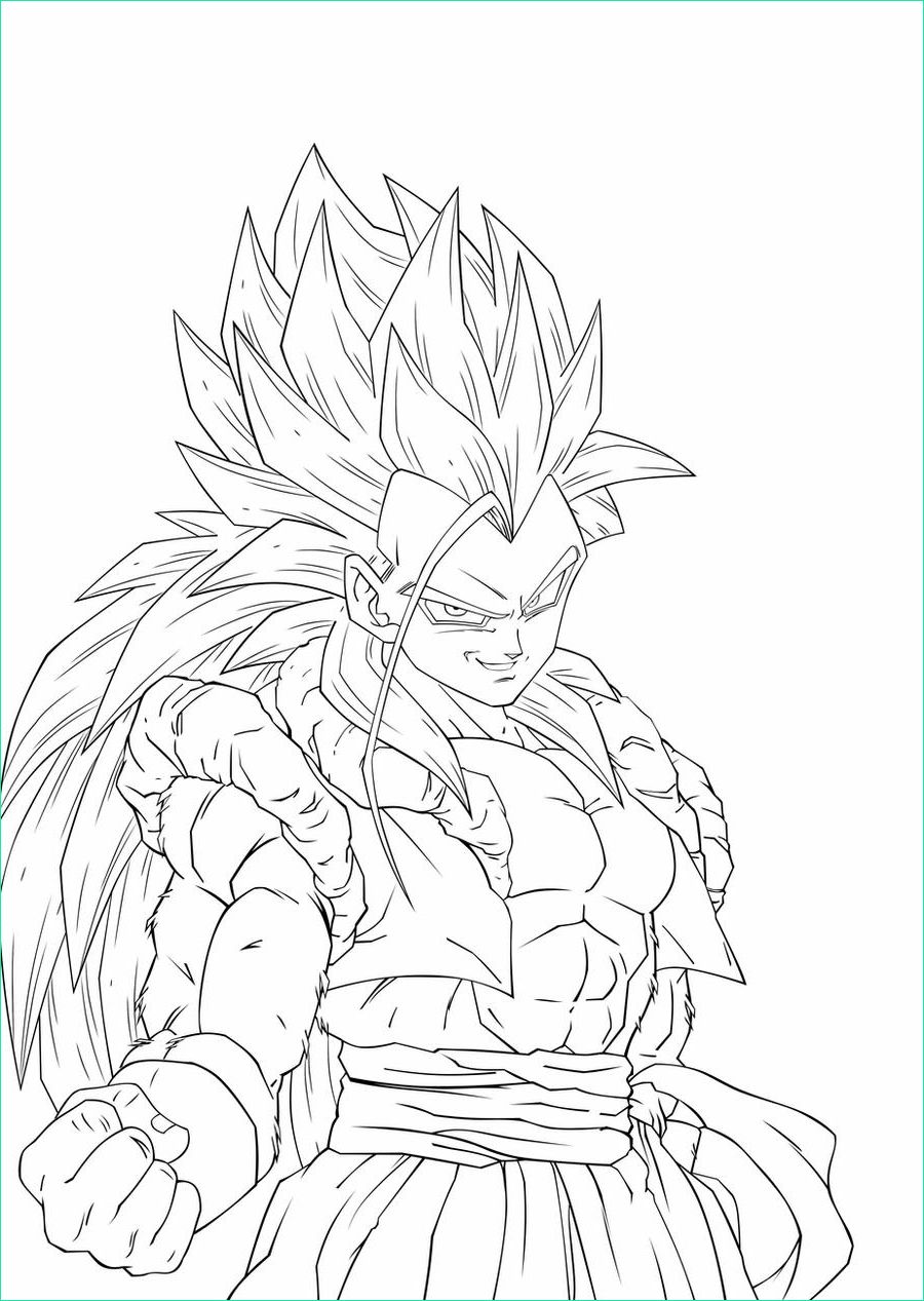 Coloriage Dragon Ball Super Saiyan Divin Impressionnant Collection Vegtio Ss5 Free Coloring Pages