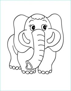 Coloriage Elephant Beau Collection Elephant Coloring Pages for Kids Preschool and Kindergarten