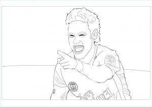 Coloriage Foot Psg Luxe Photographie Coloriage Neymar Psg
