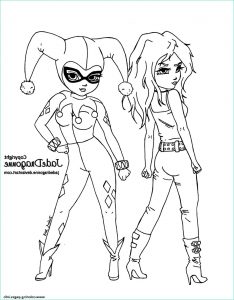 Coloriage Harley Quinn Luxe Photographie Coloriage De Harley Quinn Dessin Et Coloriage