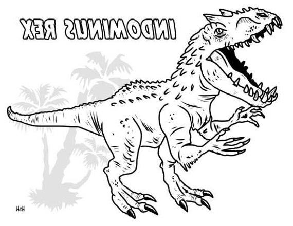 Coloriage Indominus Rex Bestof Images Indominus Rex Printable Coloring Page by Galleryofgiggles