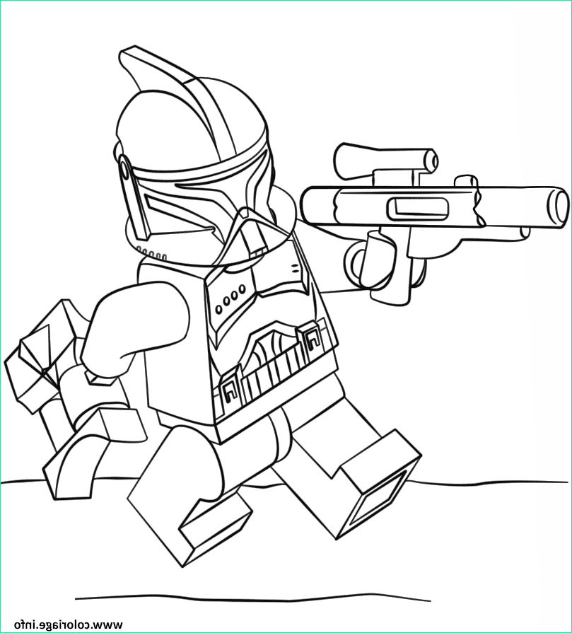 Coloriage Lego Star Wars Bestof Collection Coloriage Lego Star Wars Clone Trooper Jecolorie
