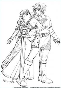 Coloriage Link Cool Collection Zelda Coloring Pages