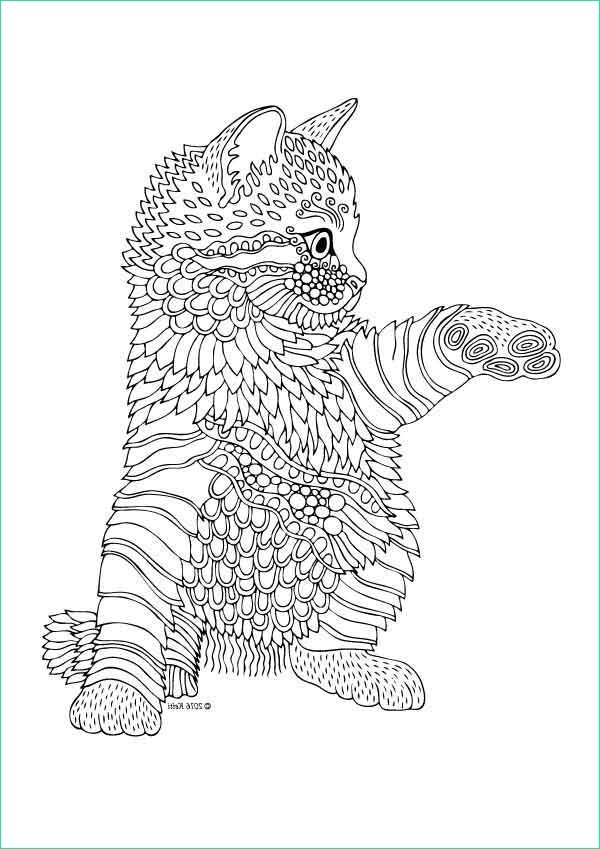 Coloriage Mandala Animaux Chat Cool Collection Cat Mandala Coloring Pages Part 2