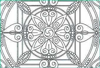 Coloriage Mandala Flocon Nouveau Stock Mandala Du Flocon De Neige à Colorier Paperblog
