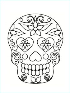 Coloriage Mandala Tete De Mort Beau Stock Coloriage Tête De Mort Mexicaine 20 Dessins à Imprimer