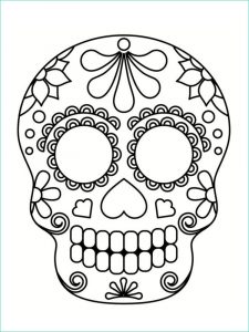 Coloriage Mandala Tete De Mort Nouveau Galerie Coloriage Tête De Mort Mexicaine 20 Dessins à Imprimer