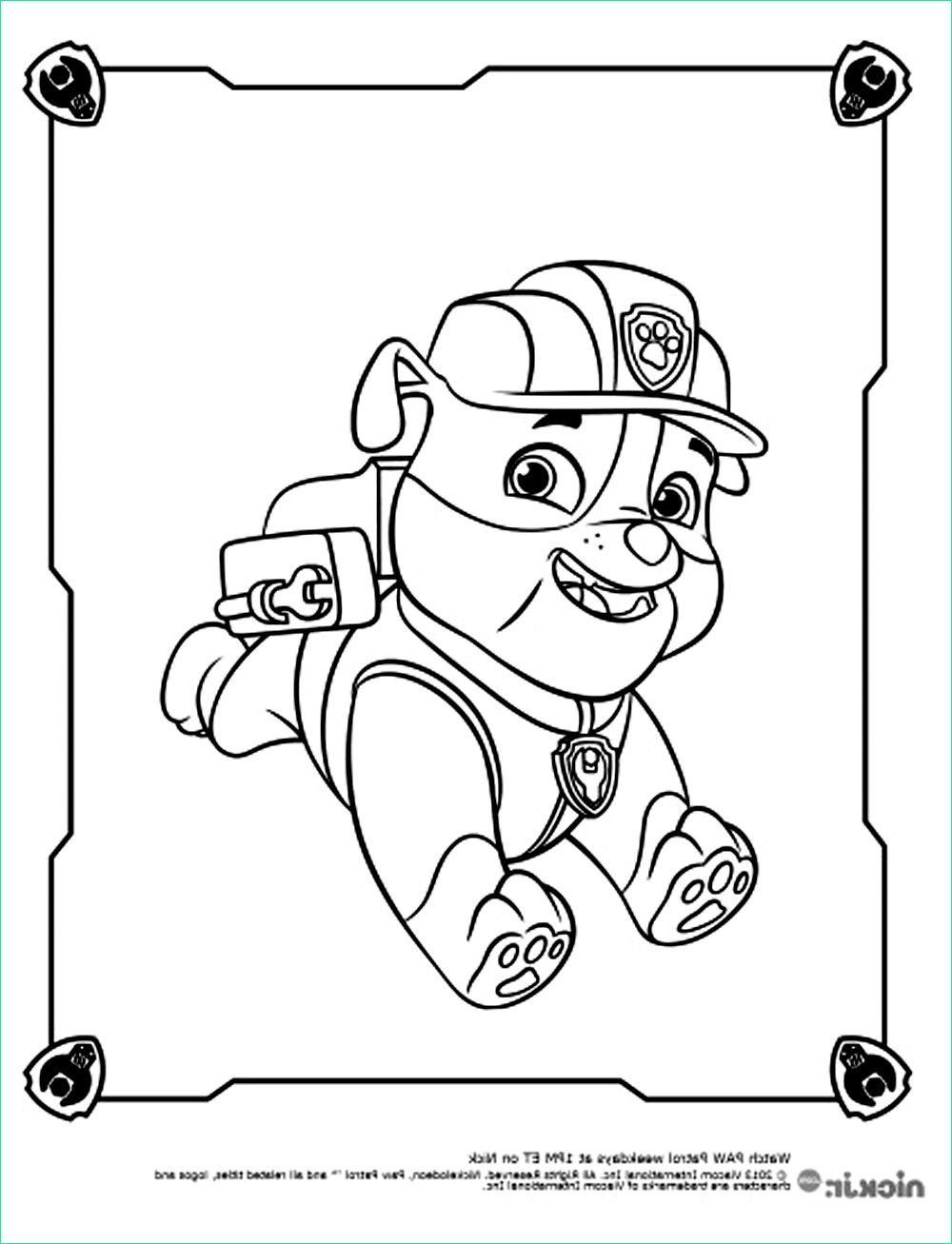 Coloriage Pat Patrol Cool Photographie Paw Patrol to for Free Paw Patrol Kids Coloring