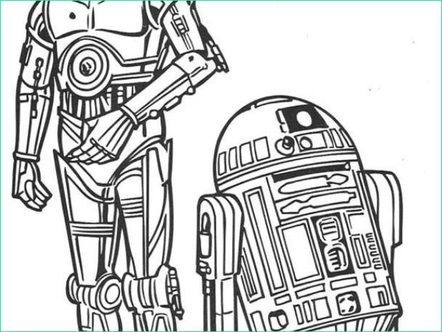 Coloriage R2d2 Luxe Stock R2d2 Dessin Coloriage R2 D2 and C 3po Coloring Page More