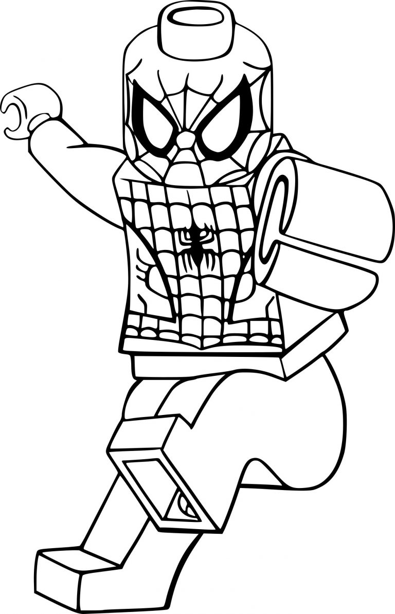 Coloriage spiderman lego beau image coloriage lego spiderman imprimer