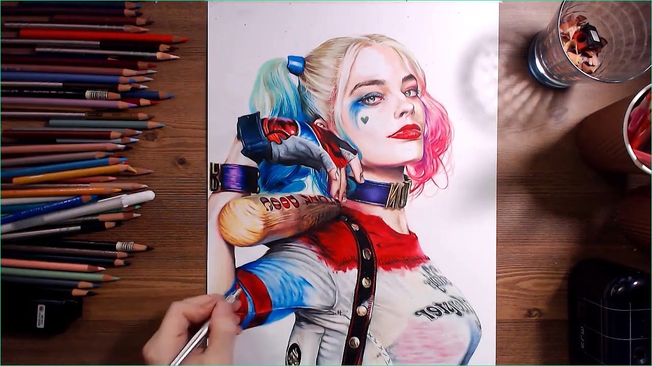 Coloriage Suicid Squad Luxe Photos Suicide Squad Harley Quinn Margot Robbie Speed tout