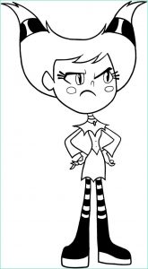 Coloriage Teen Titans Go Luxe Photographie Coloriage De Jinx Des Teen Titans Go