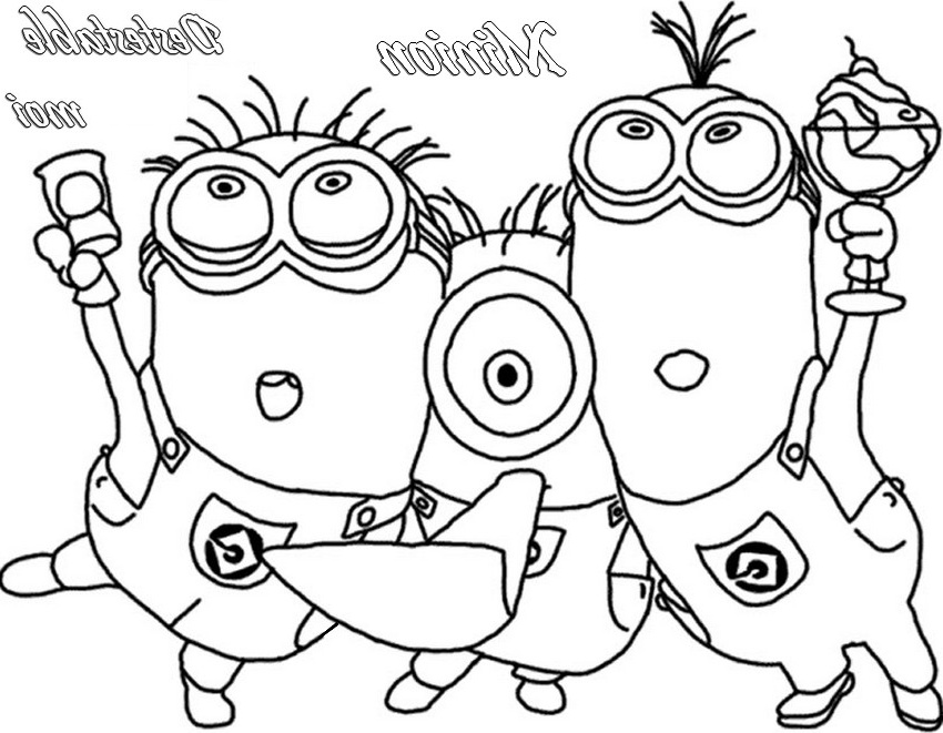 Coloriages Minions Beau Galerie Related Keywords &amp; Suggestions for Minion Dessin