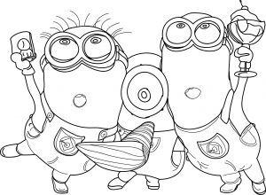 Coloriages Minions Bestof Galerie Awesome Minions Coloring Pages