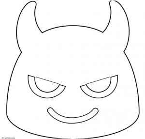 Dessin A Colorier Emoji Nouveau Photographie Coloriage Google Emoji Devil Dessin