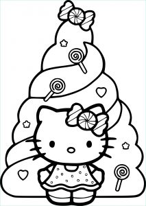 Dessin à Imprimer Hello Kitty Inspirant Photos 15 Coloriage Hello Kitty Noel