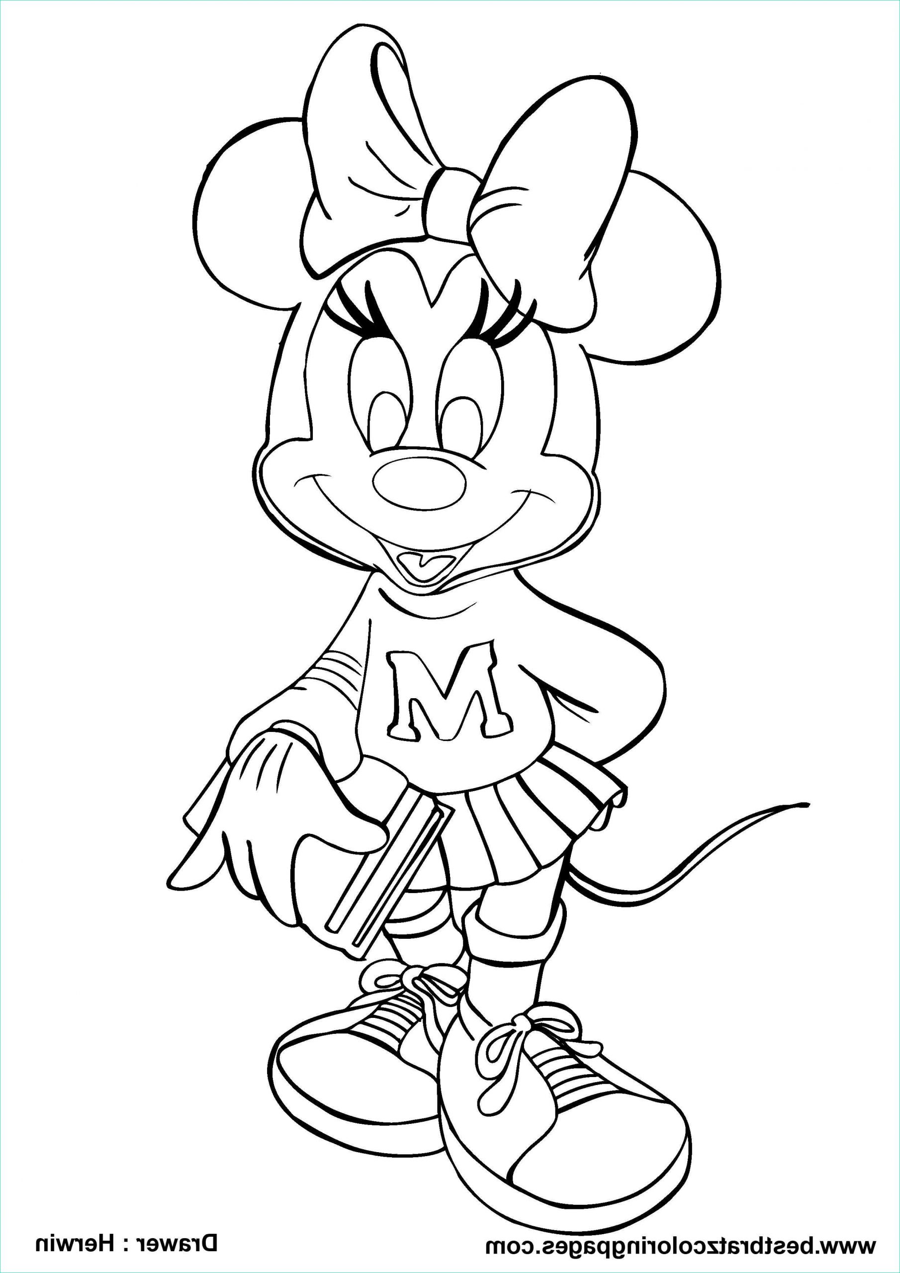 Dessin A Imprimer Minnie Inspirant Image Coloriages à Imprimer Minnie Mouse Numéro