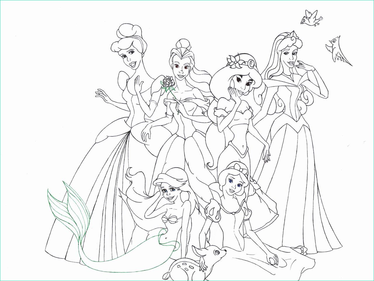 Dessin à Imprimer Princesse Disney Beau Photos Ment Dessiner Des Princesses