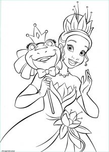 Dessin à Imprimer Princesse Disney Luxe Collection Coloriage Princesse Disney Tiana Jecolorie