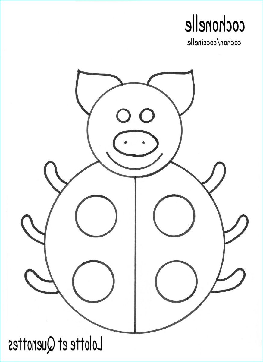 Dessin Coloriage Animaux Impressionnant Images Coloriage Animaux Imaginaires Cochonelle